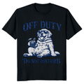 Lazy Golden Retriever T-Shirt Off Duty Weekend Cozy Gifts for Men Women Boy Kids T-Shirt
