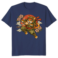 Neko Ninja Sakura Vintage Cat Graphic Tee Whimsical Gifts for Men Women Boy Kids T-Shirt