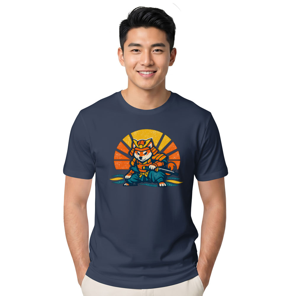 Retro Shiba Samurai T-Shirt For Anime And Dog Lovers Vintage Gifts for Men Women Boy Kids T-Shirt
