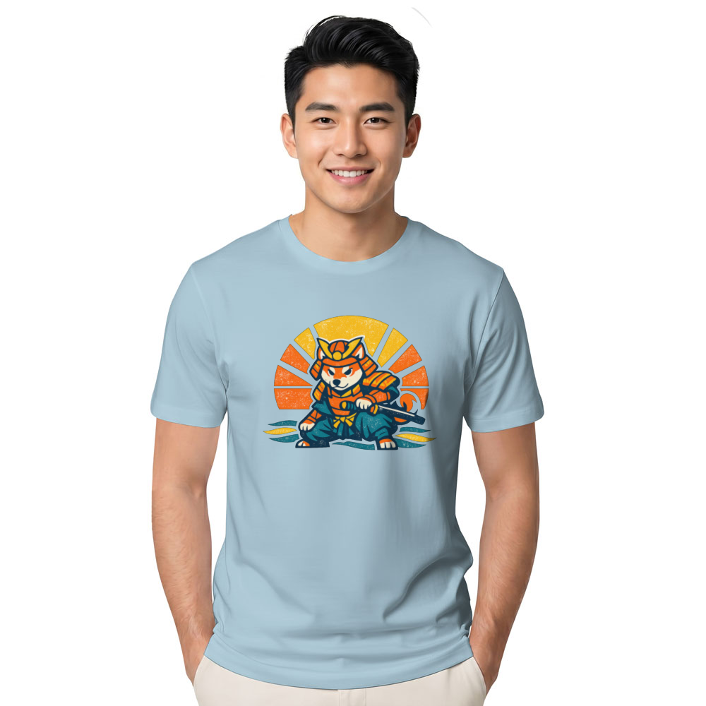 Retro Shiba Samurai T-Shirt For Anime And Dog Lovers Vintage Gifts for Men Women Boy Kids T-Shirt
