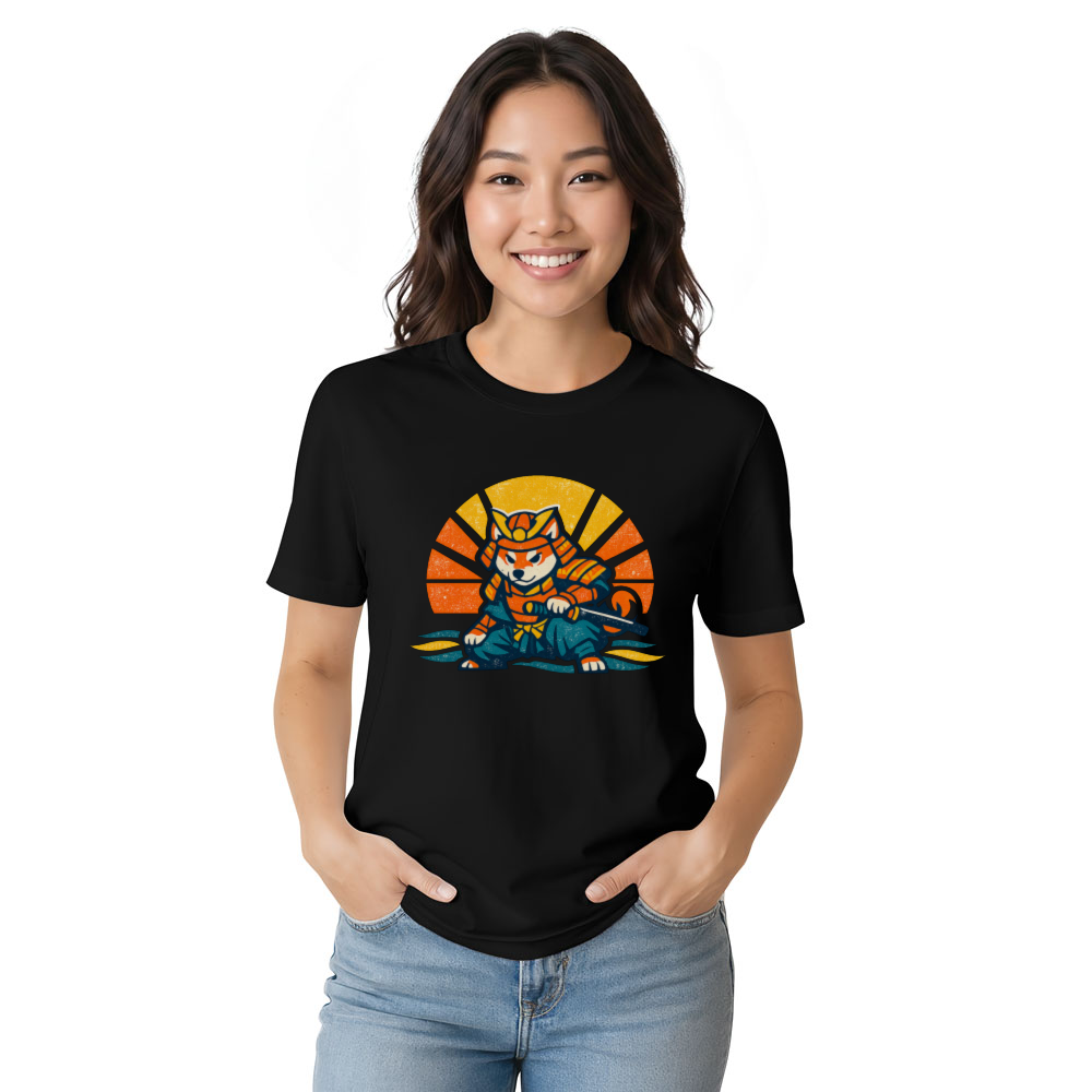 Retro Shiba Samurai T-Shirt For Anime And Dog Lovers Vintage Gifts for Men Women Boy Kids T-Shirt