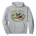 Preppy Pastel Dachshund Coconut Dodgers Hoodie, Cute Gifts for Men Women Boy Kids Pull Over Hoodie