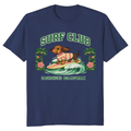 Pastel Varsity Dachshund Surf Club Graphic Tee Cute Gifts for Men Women Boy Kids T-Shirt