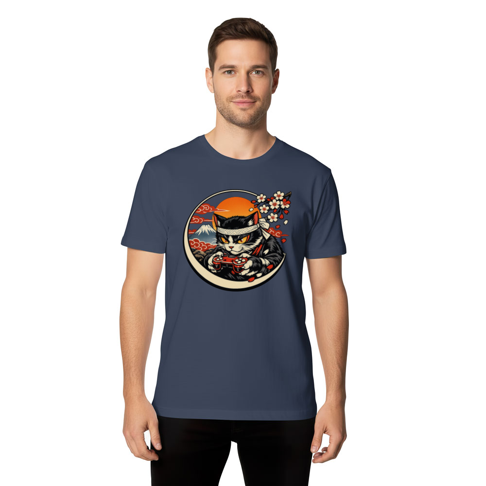 Otaku Neko T-Shirt For Anime Gamers Epic Gifts for Men Women Boy Kids T-Shirt