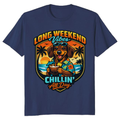 Tropical Dachshund Hawaiian Graphic Tee Cute Gifts for Men Women Boy Kids T-Shirt