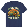 Dink Till You Drop Vintage Golden Retriever Pickleball Mascot Retro Gifts for Men Women Boy Kids T-Shirt