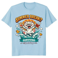 Hyperactive Cat Retro Summer Graphic Tee Funny Gifts for Men Women Boy Kids T-Shirt