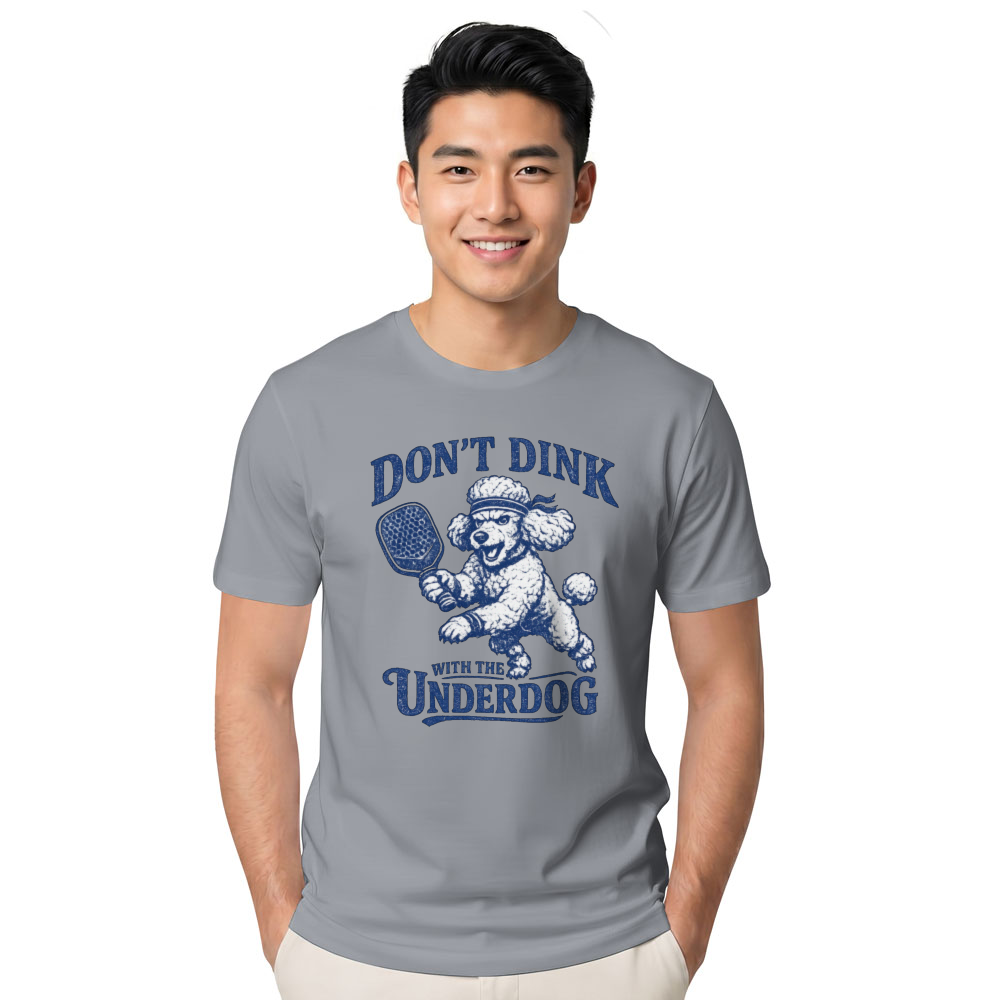 Pickleball Poodle T-Shirt For Players Playful Gifts For Men Women Boy Kids T-Shirt