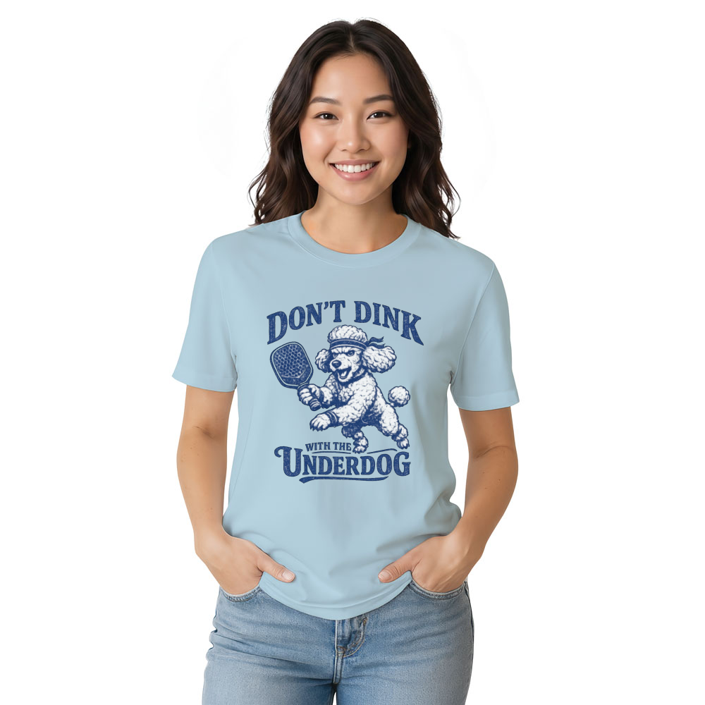 Pickleball Poodle T-Shirt For Players Playful Gifts For Men Women Boy Kids T-Shirt