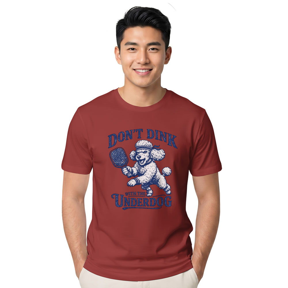 Pickleball Poodle T-Shirt For Players Playful Gifts For Men Women Boy Kids T-Shirt