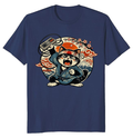 Ukiyo-e Otaku Cat Gamer T-Shirt Nostalgic Gifts for Men Women Boy Kids T-Shirt