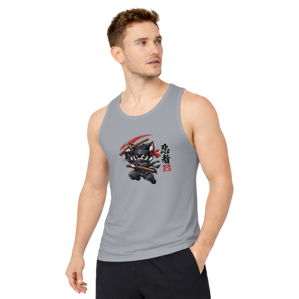 Shinobi Chibi Ninja Cat Tanktop For Anime Fans Epic Gifts for Men Women Boy Kids Tanktop - Unisex