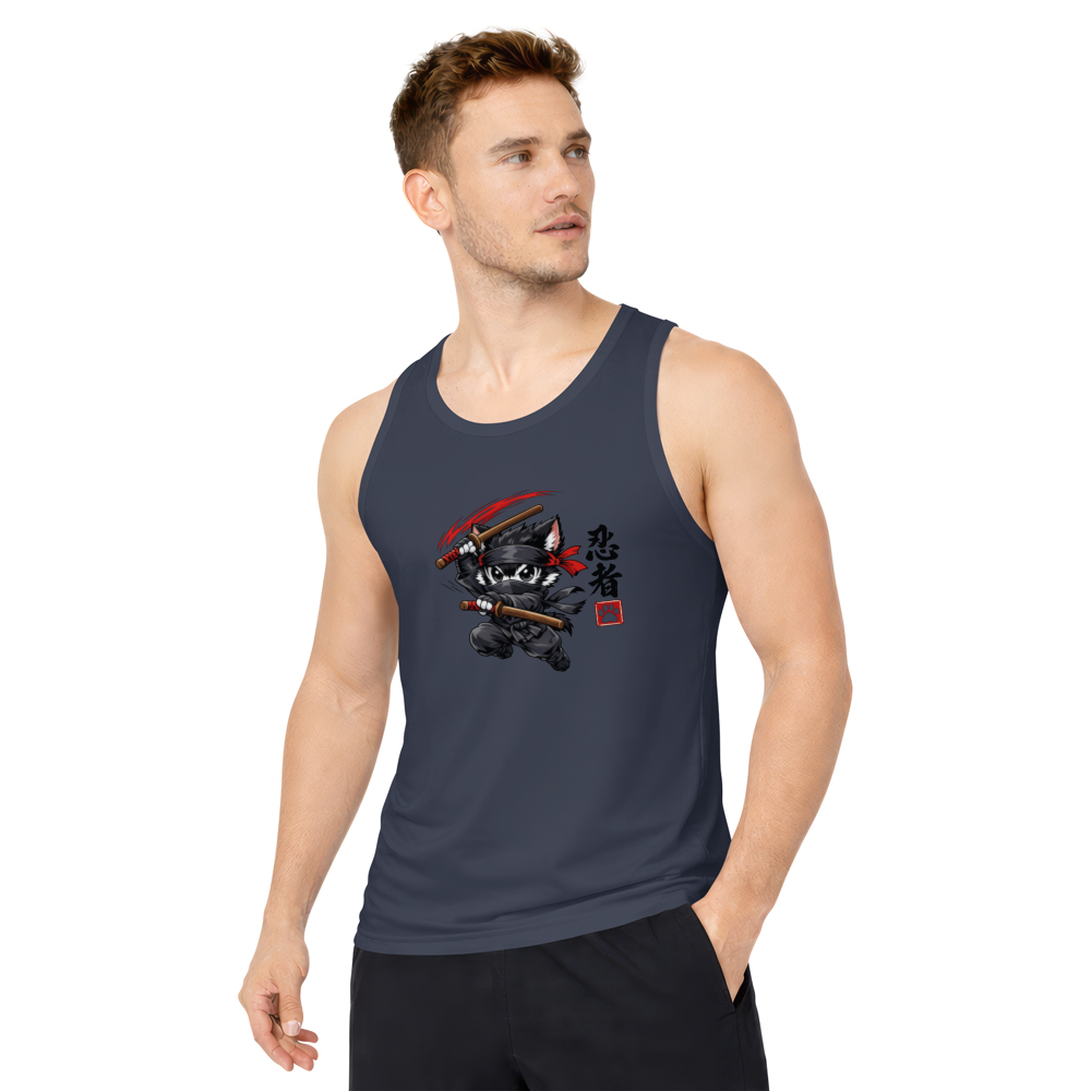 Shinobi Chibi Ninja Cat Tanktop For Anime Fans Epic Gifts for Men Women Boy Kids Tanktop - Unisex