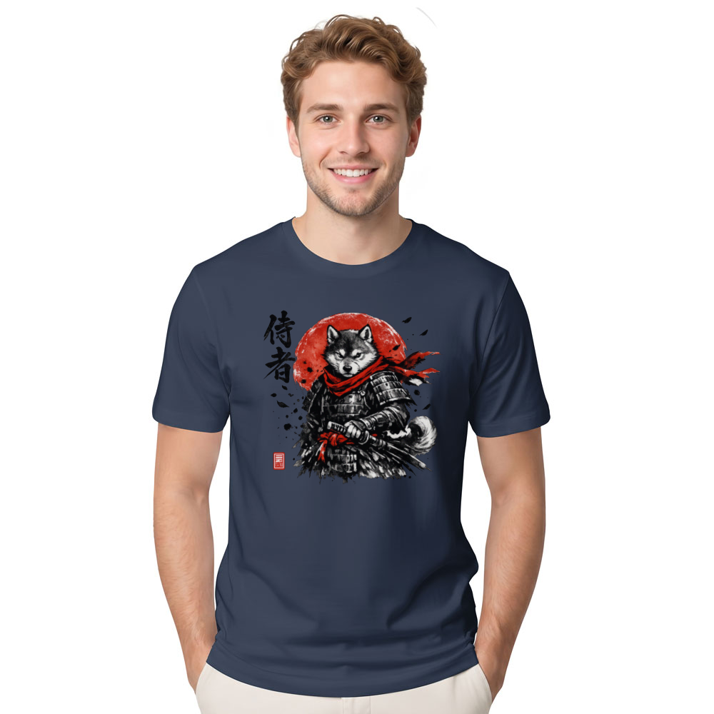 Shiba Samurai T-Shirt For Anime Streetwear Fans Bold Gifts For Men Women Boy Kids T-Shirt