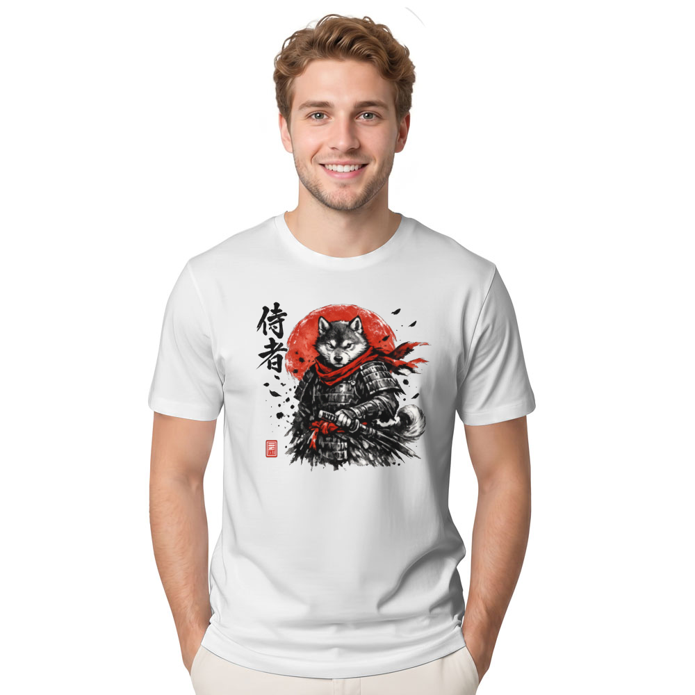 Shiba Samurai T-Shirt For Anime Streetwear Fans Bold Gifts For Men Women Boy Kids T-Shirt