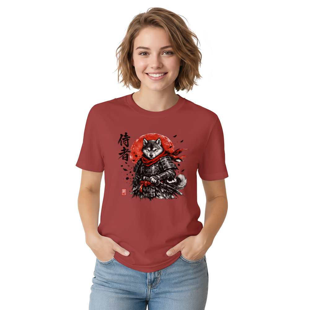 Shiba Samurai T-Shirt For Anime Streetwear Fans Bold Gifts For Men Women Boy Kids T-Shirt