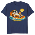 Ink5pire Threads Unbothered Bulldog Ocean Aesthetic T-Shirt Charming Gifts for Men Women Boy Kids T-Shirt