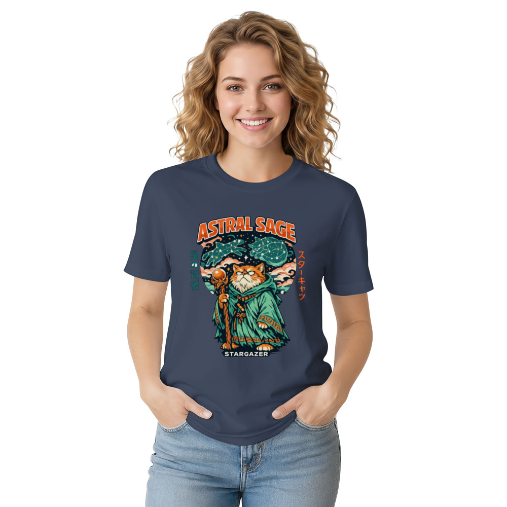 Celestial Grump Retro Anime Stargazer Tee Mystical Gifts for Men Women Boy Kids T-Shirt