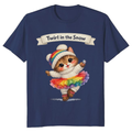 Wobbly Winter Pirouette Ballet Kitten T-Shirt Whimsical Gifts for Men Women Boy Kids T-Shirt