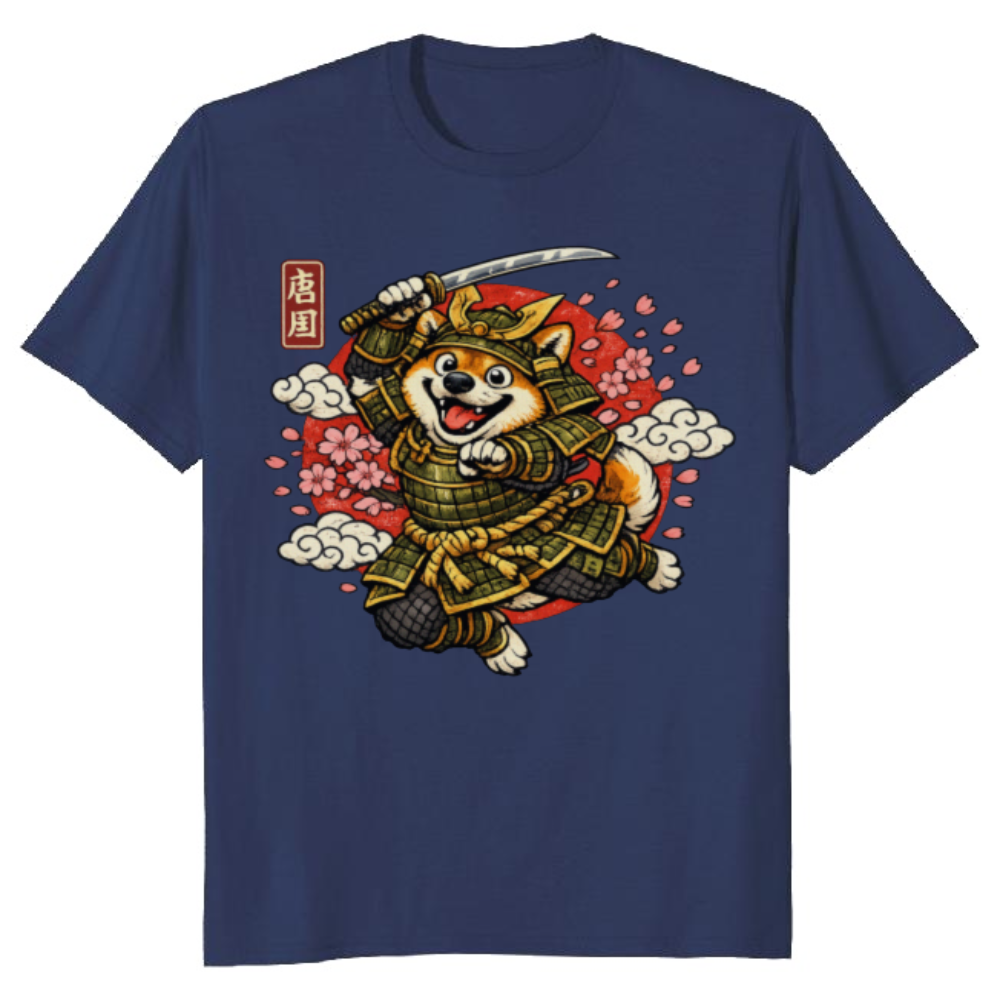 Much Stealth Samurai Shiba Tee Funny Gifts for Men Women Boy Kids T-Shirt