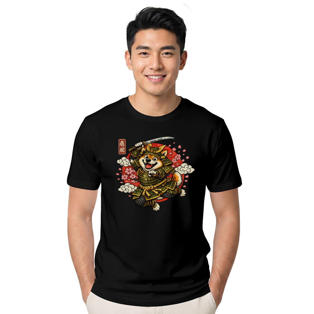 Much Stealth Samurai Shiba Tee Funny Gifts for Men Women Boy Kids T-Shirt