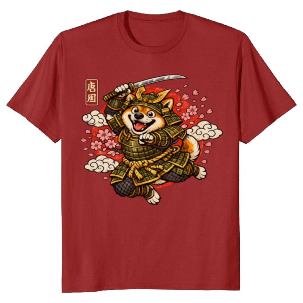 Much Stealth Samurai Shiba Tee Funny Gifts for Men Women Boy Kids T-Shirt