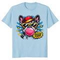 Pop Art French Bulldog Bubblegum Cool Gifts for Men Women Boy Kids T-Shirt