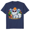 Desert Diva Maine Coon Cat Vector Tee Pink Sunglasses Charming Gifts for Men Women Girl Kids T-Shirt