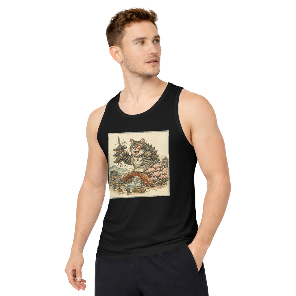 Inspira Paws Catzilla Cyborg Sleeveless Tank Top