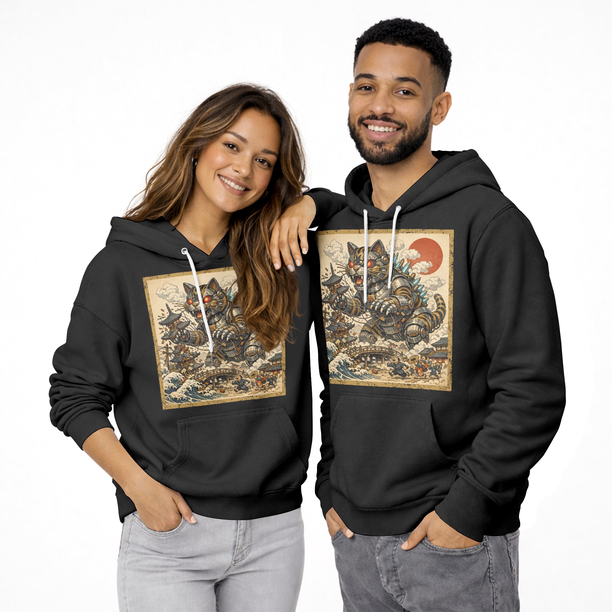 Inspira Paws Catzilla Cyborg Hoodie