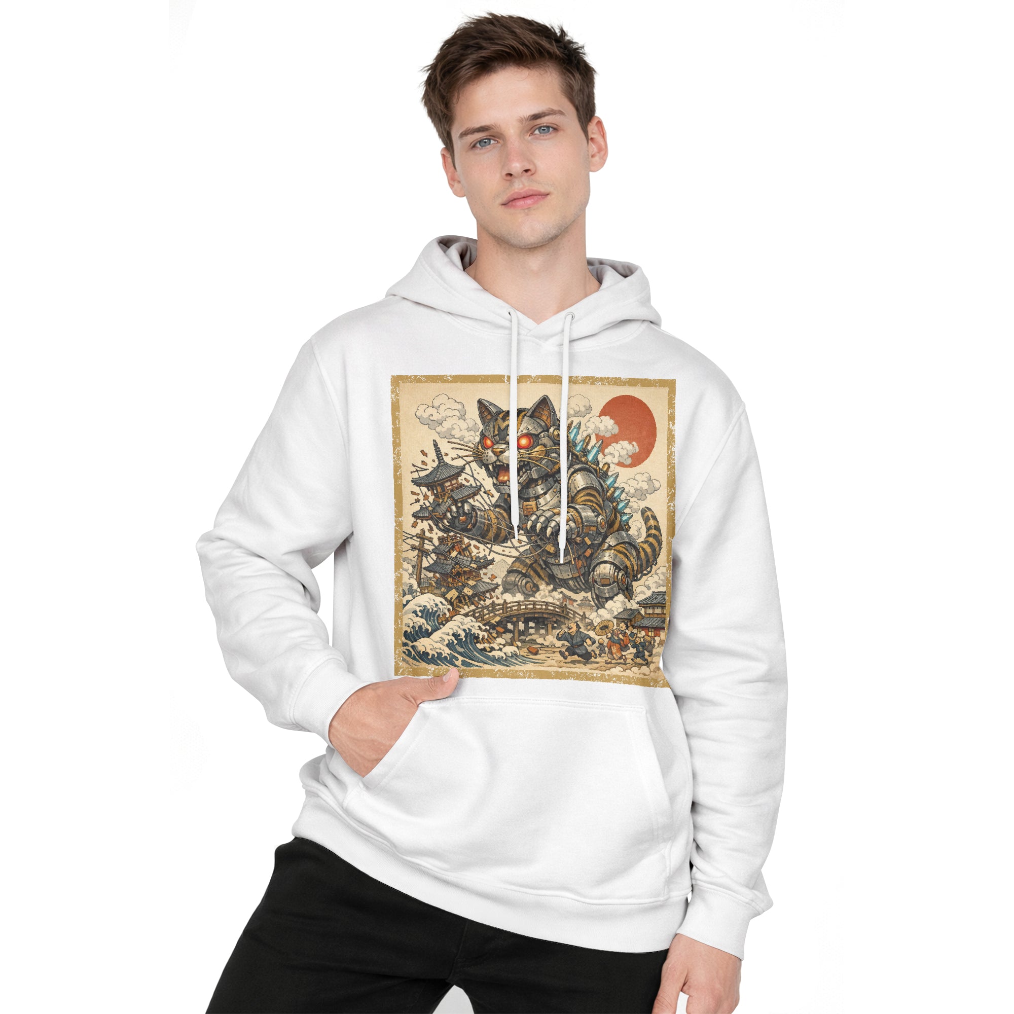 Inspira Paws Catzilla Cyborg Hoodie
